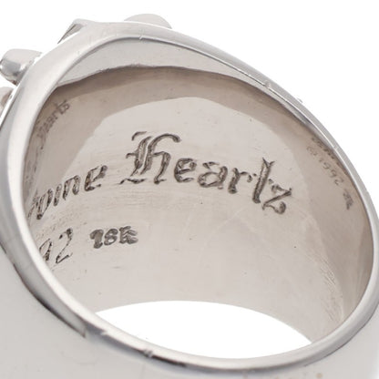 Chrome Hearts 18KWG Keeper 1-Sapphire Ring Size JP 16