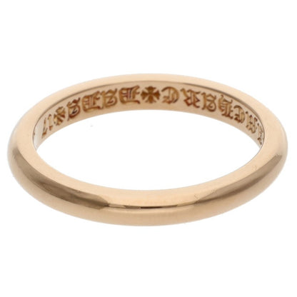 Chrome Hearts 22K WD ROUND BBLGM Yellow Gold Ring Size 17.5