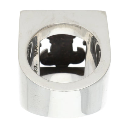 Chrome Hearts LETTER BLOCK BS Fleur Ring Size JP 14