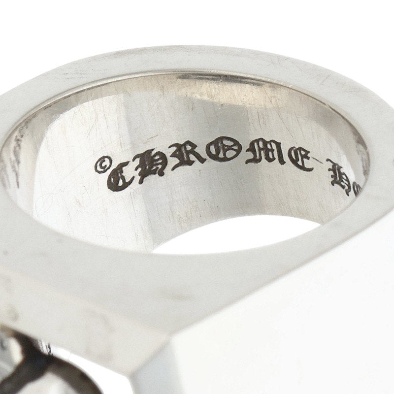 Chrome Hearts LETTER BLOCK BS Fleur Ring Size JP 14
