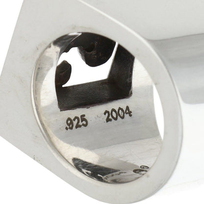 Chrome Hearts LETTER BLOCK BS Fleur Ring Size JP 14