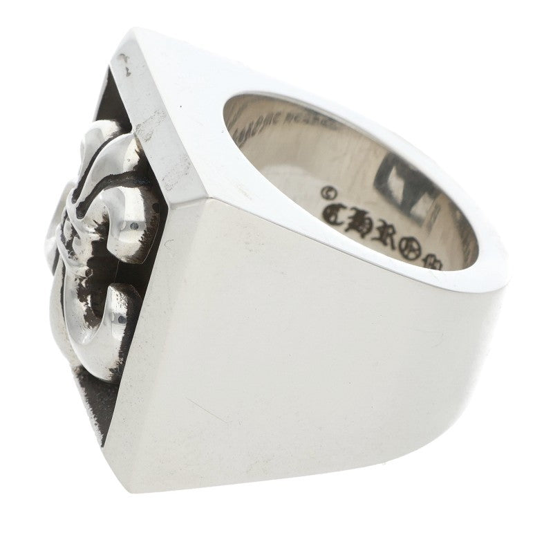 Chrome Hearts LETTER BLOCK BS Fleur Ring Size JP 14