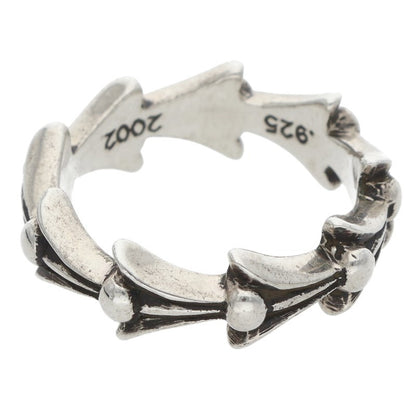 Chrome Hearts CROSS TAIL Silver Ring Size JP 9
