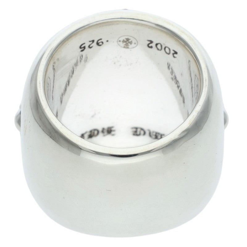 Chrome Hearts CLASSIC OVAL Cross Silver Ring Size ONE SIZE