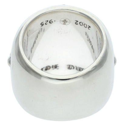 Chrome Hearts CLASSIC OVAL Cross Silver Ring Size ONE SIZE