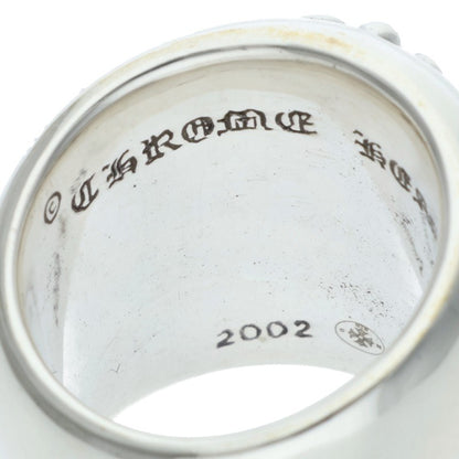 Chrome Hearts CLASSIC OVAL Cross Silver Ring Size ONE SIZE