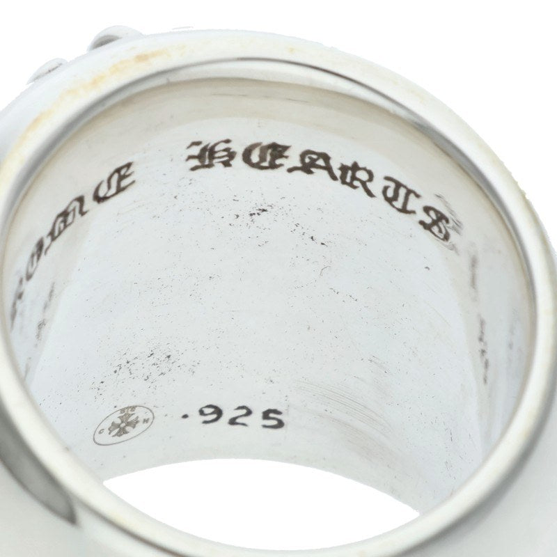 Chrome Hearts CLASSIC OVAL Cross Silver Ring Size ONE SIZE