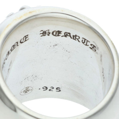 Chrome Hearts CLASSIC OVAL Cross Silver Ring Size ONE SIZE