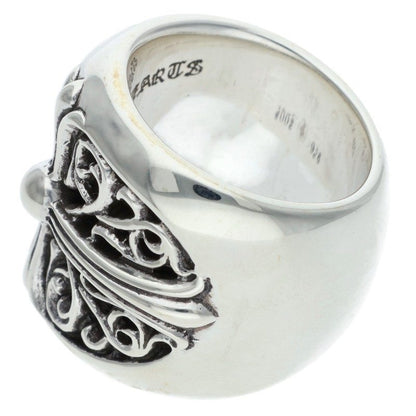 Chrome Hearts CLASSIC OVAL Cross Silver Ring Size ONE SIZE