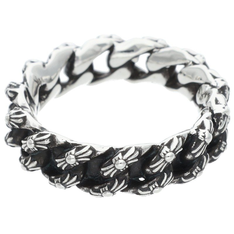 Chrome Hearts XTRA FANCY SML Silver Ring Size ONE SIZE