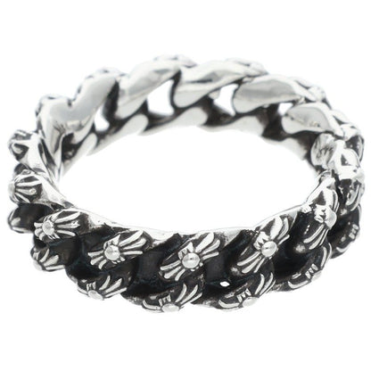 Chrome Hearts XTRA FANCY SML Silver Ring Size ONE SIZE