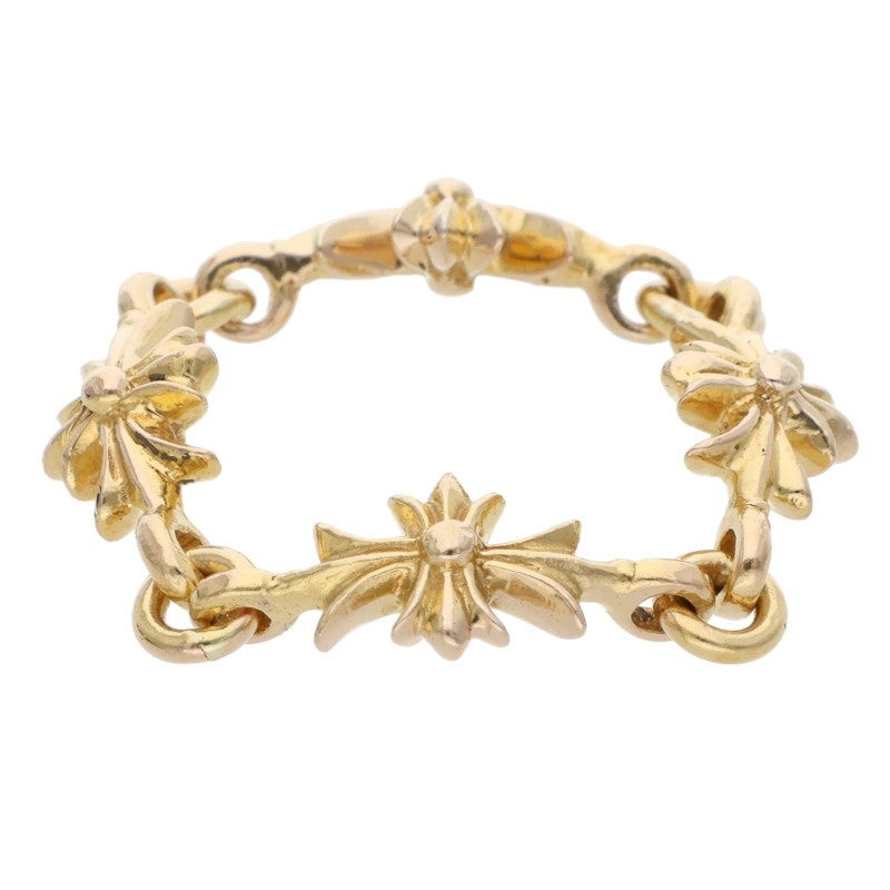 Chrome Hearts Tiny ECH Plus Gold Ring Size JP 13