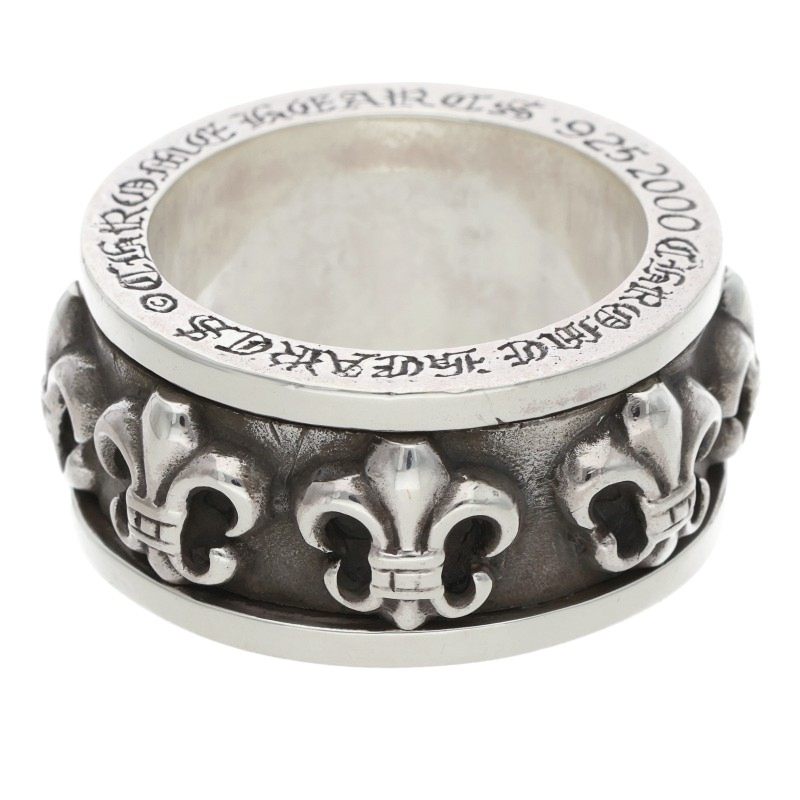 Chrome Hearts RING SPINNER BS Silver Ring Size JP 26