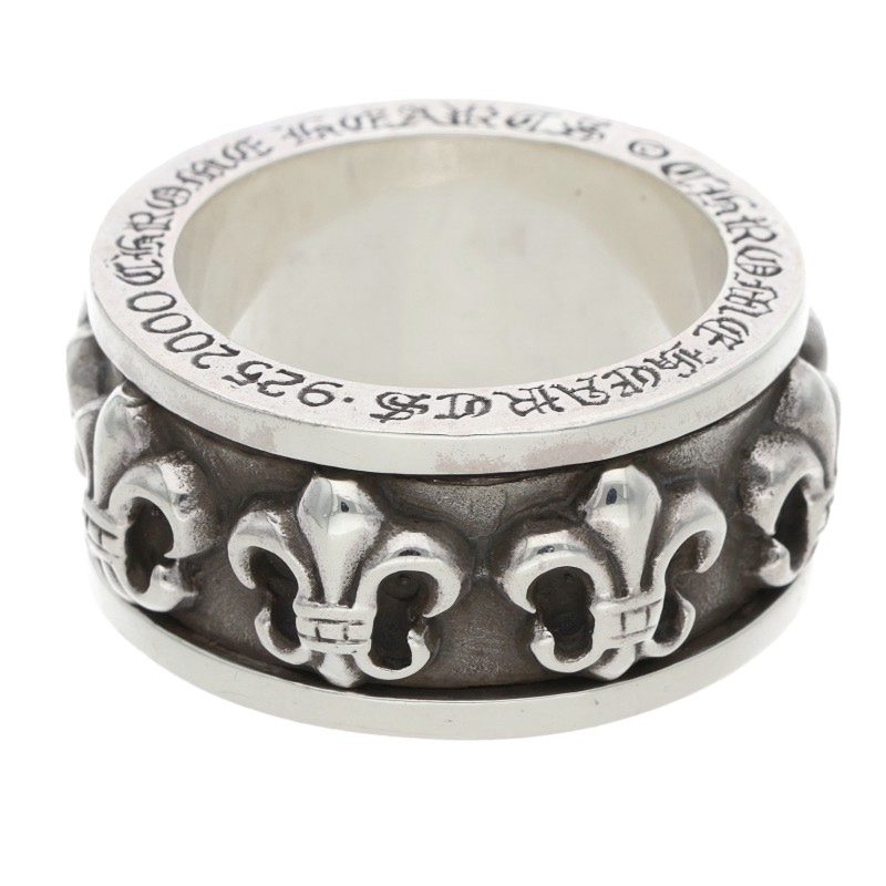 Chrome Hearts RING SPINNER BS Silver Ring Size JP 26