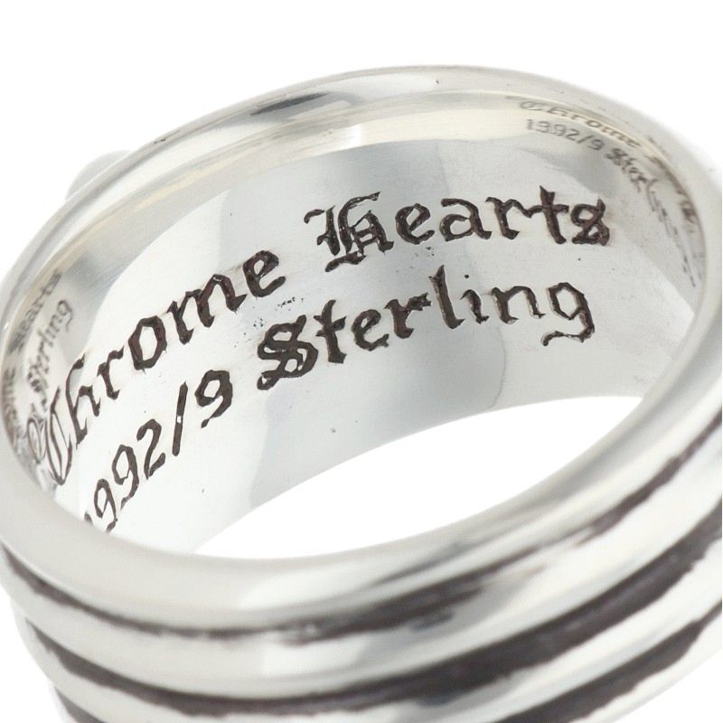 Chrome Hearts Sterling Silver Dagger Ring Size 26.5