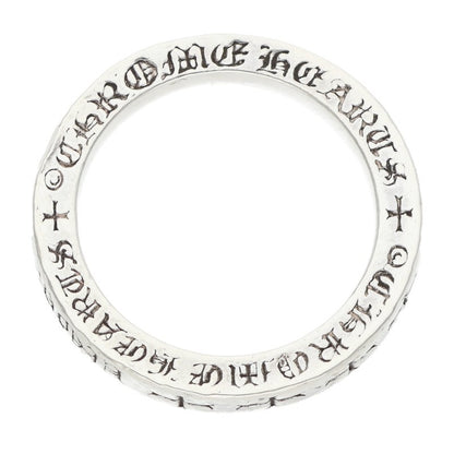 Chrome Hearts 3mm SPACER FUCKYOU Silver Ring Size ONE SIZE