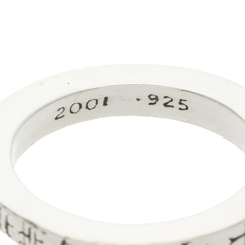Chrome Hearts 3mm SPACER FUCKYOU Silver Ring Size ONE SIZE