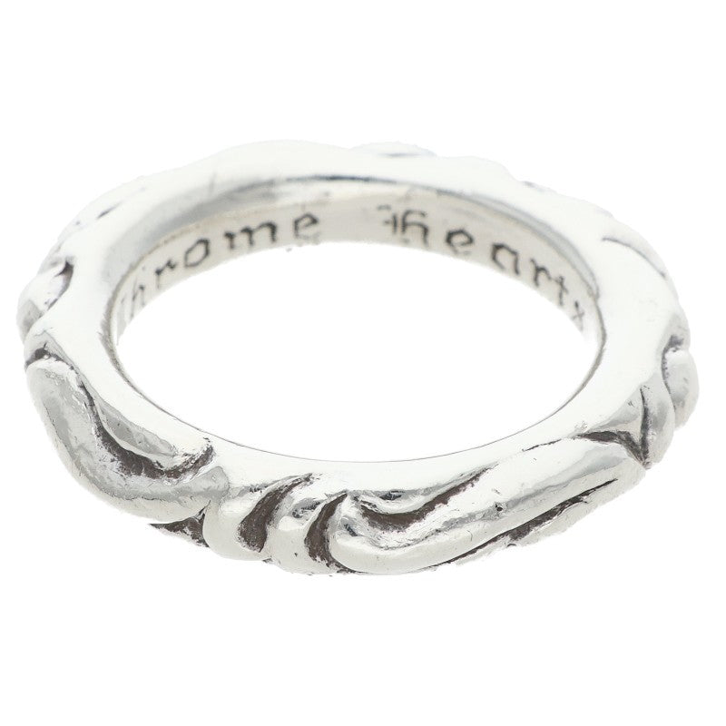 Chrome Hearts SCRL BAND Silver Ring Size ONE SIZE