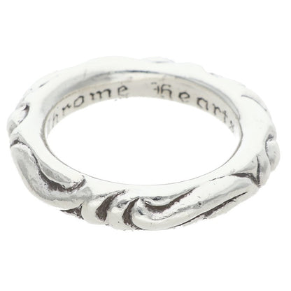 Chrome Hearts SCRL BAND Silver Ring Size ONE SIZE