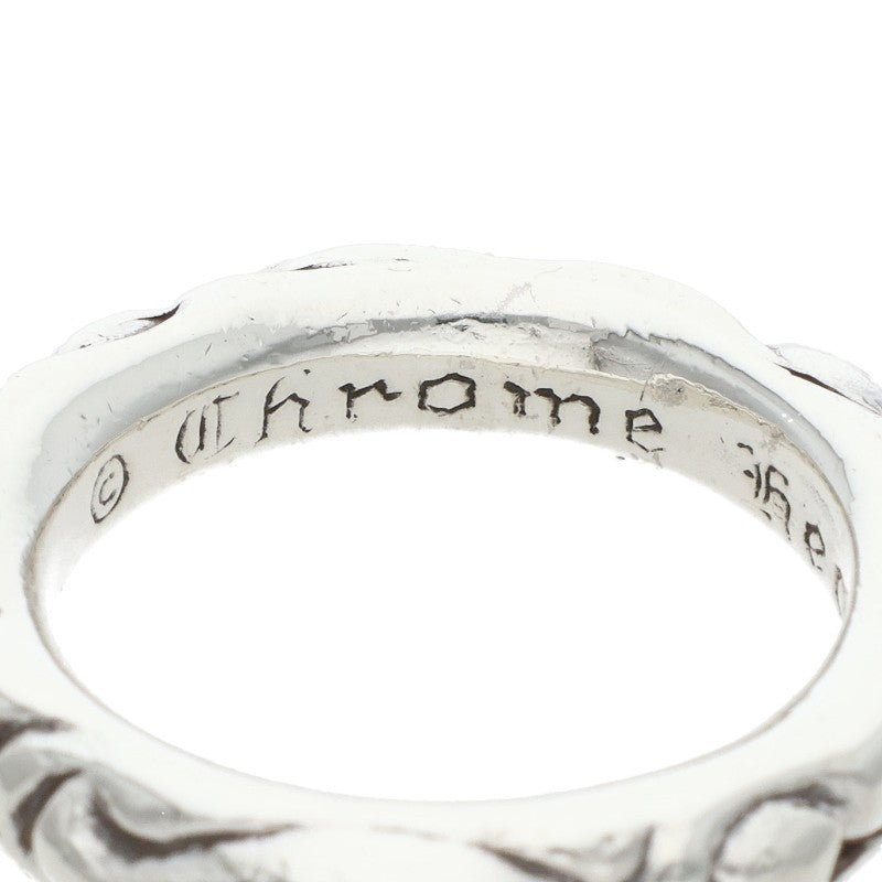 Chrome Hearts SCRL BAND Silver Ring Size ONE SIZE
