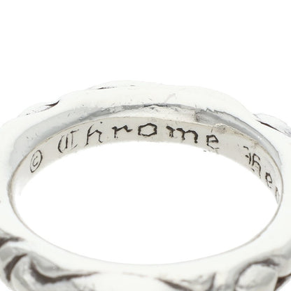 Chrome Hearts SCRL BAND Silver Ring Size ONE SIZE