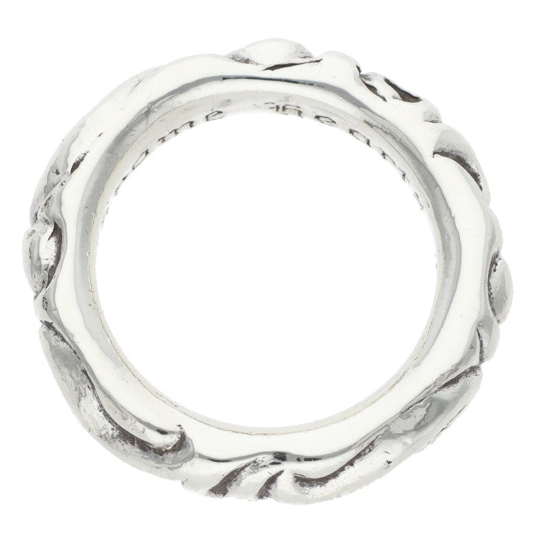 Chrome Hearts SCRL BAND Silver Ring Size ONE SIZE