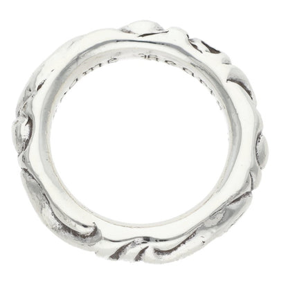 Chrome Hearts SCRL BAND Silver Ring Size ONE SIZE