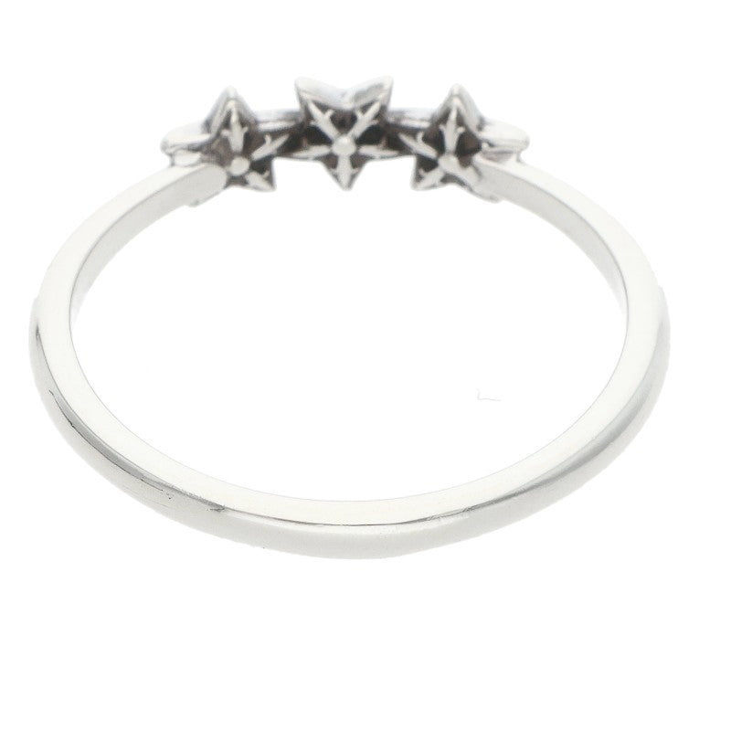 Chrome Hearts BUBBLEGUM 3STAR Silver Ring Size JP 13.5