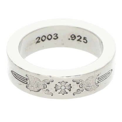 Chrome Hearts 6mm SPACER DAGGER Silver Ring Size 11.5