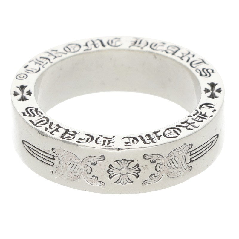 Chrome Hearts 6mm SPACER DAGGER Silver Ring Size 11.5