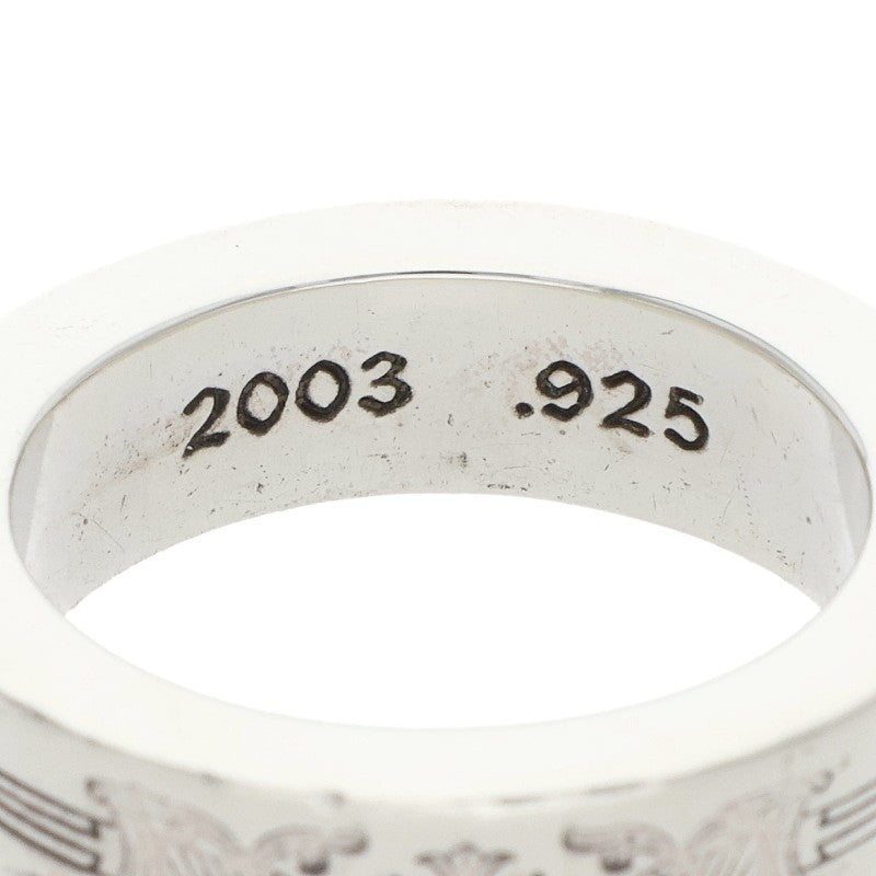 Chrome Hearts 6mm SPACER DAGGER Silver Ring Size 11.5