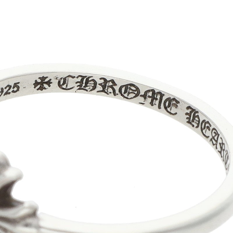 Chrome Hearts BUBBLEGUM CH PLS Silver Ring Size JP 11