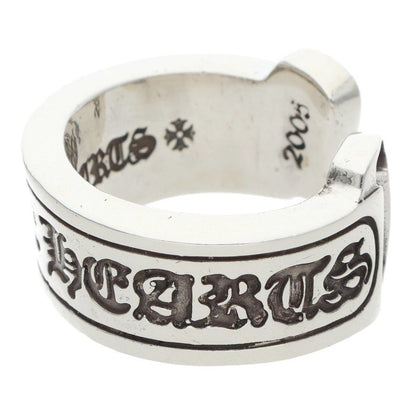 Chrome Hearts LG SCROLL LABEL 925 Silver Ring Size ONE SIZE