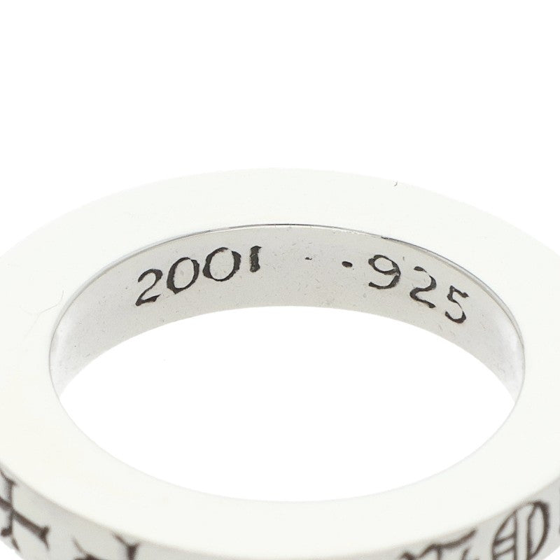 Chrome Hearts 3mm SPACER FUCKYOU Silver Ring Size JP 6