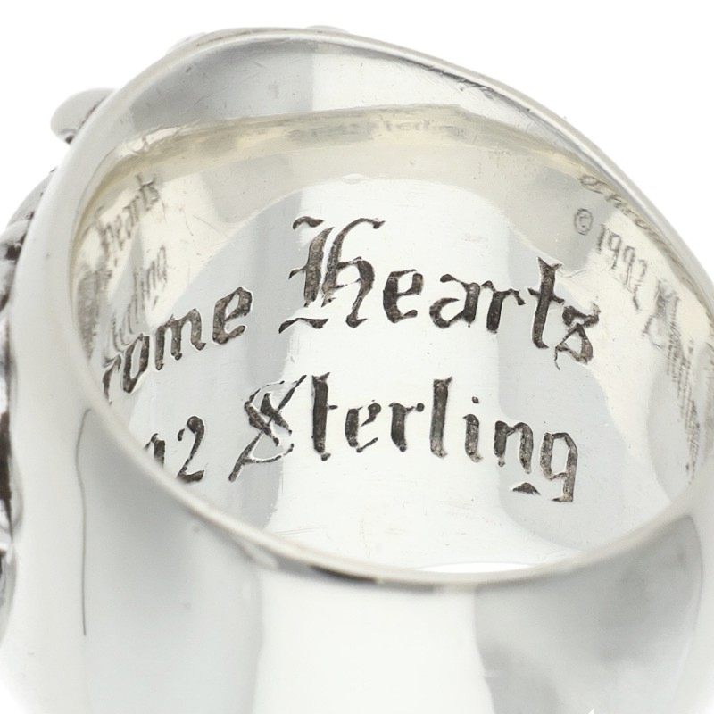 Chrome Hearts KEEPER Silver Ring Size JP 14.5