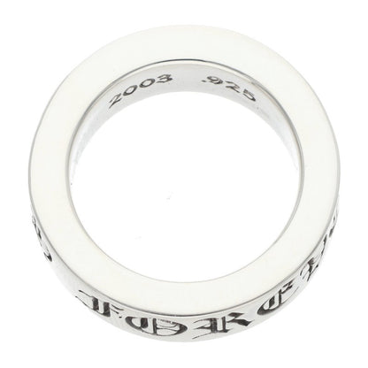 Chrome Hearts 6mm SPACER FOREVER Silver Ring Size JP 9