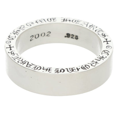 Chrome Hearts 925 6mm Spacer Plain Silver Ring Size ONE SIZE