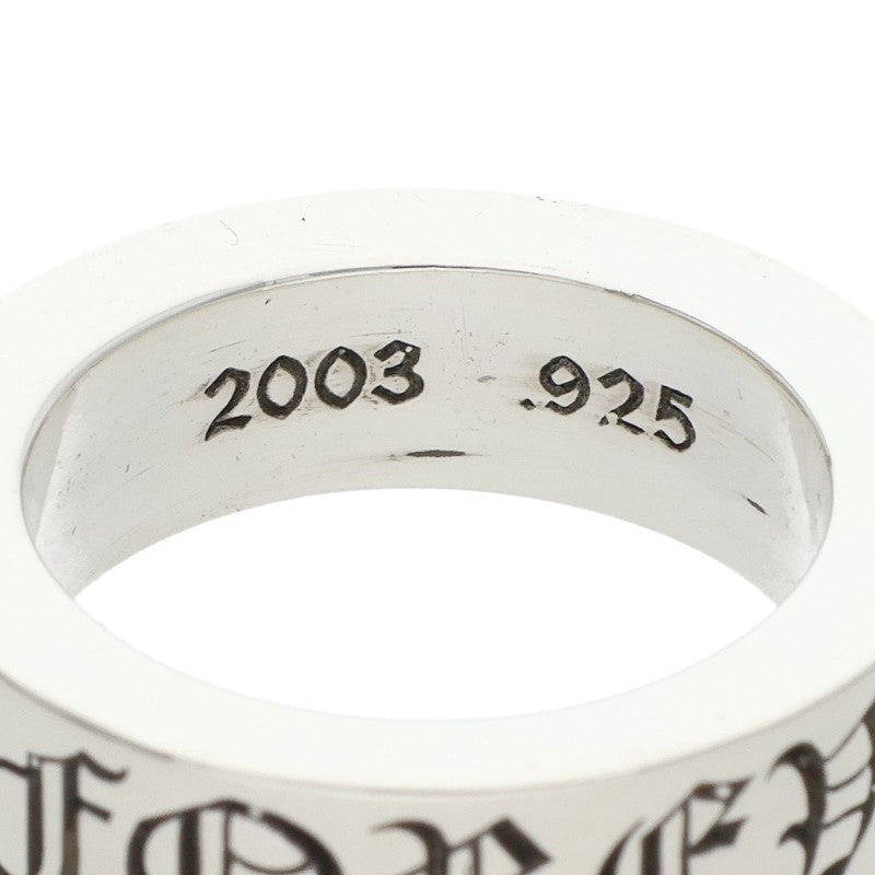 Chrome Hearts 925 6mm Spacer FOREVER Ring Size ONE SIZE