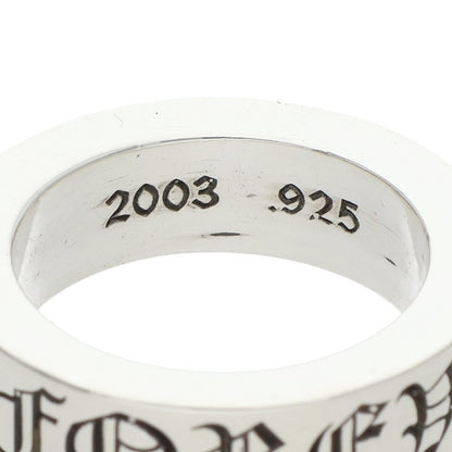 Chrome Hearts 925 6mm Spacer FOREVER Ring Size ONE SIZE