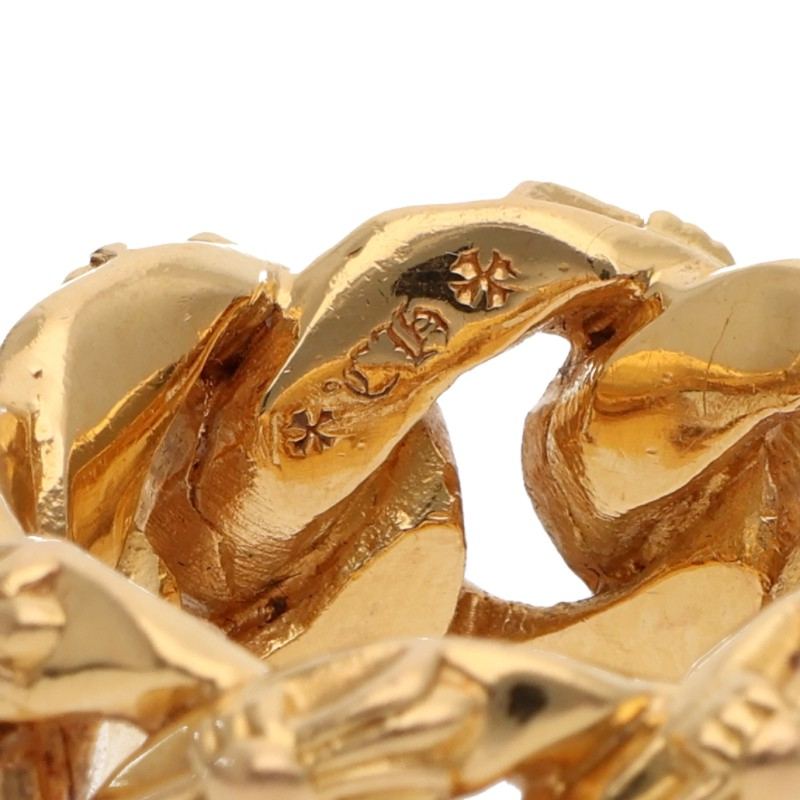 Chrome Hearts 22K Yellow Gold XTRA FANCY Ring Size JP 24