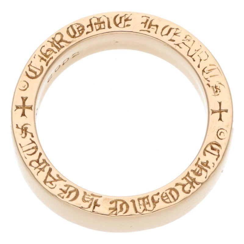 Chrome Hearts 22K 6mm SPACER Gold Ring Size JP 19