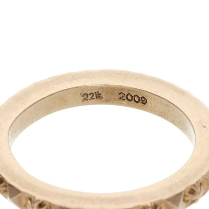 Chrome Hearts 22K True Fucking Punk Gold Ring Size JP 19