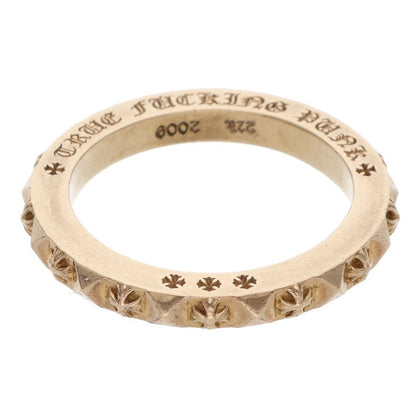 Chrome Hearts 22K True Fucking Punk Gold Ring Size JP 19