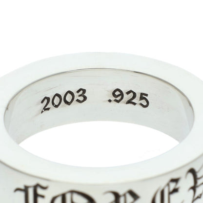 Chrome Hearts 925 6mm Spacer FOREVER Ring Size ONE Silver