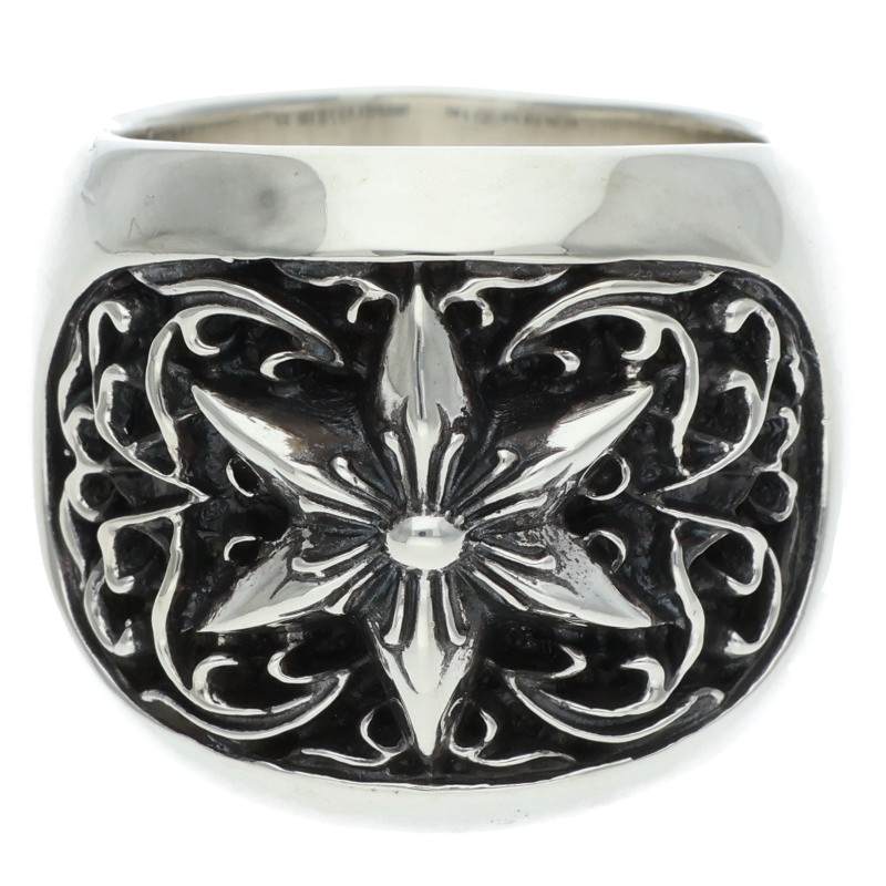 Chrome Hearts CLSSC OVAL STAR Silver Ring 925 Size ONE SIZE