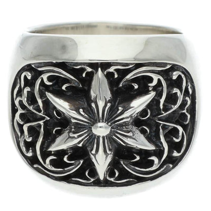 Chrome Hearts CLSSC OVAL STAR Silver Ring 925 Size ONE SIZE