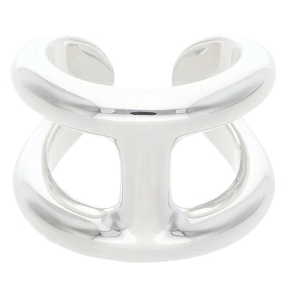 HERMES Osmose GM Silver Ring Size 52