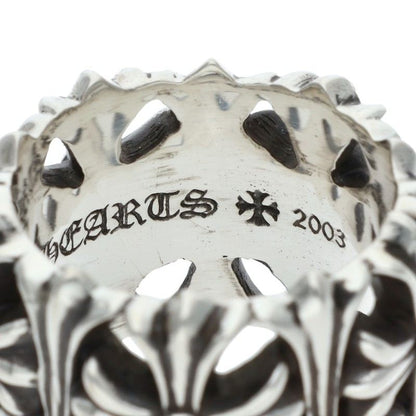Chrome Hearts CEMETERY Cross 925 Silver Ring Size ONE SIZE
