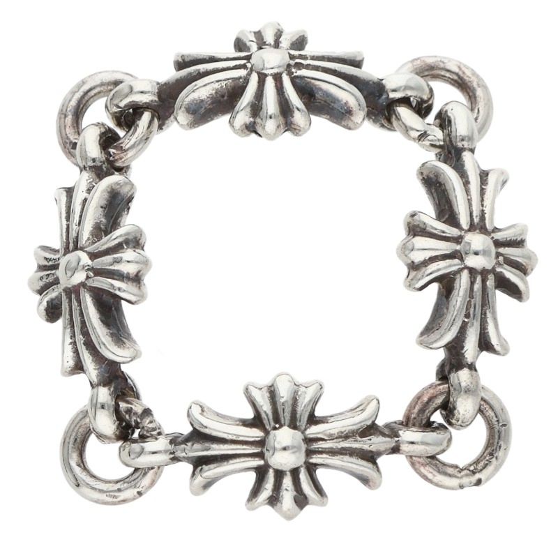 Chrome Hearts RING TNY E CH PLS Silver Ring Size ONE SIZE