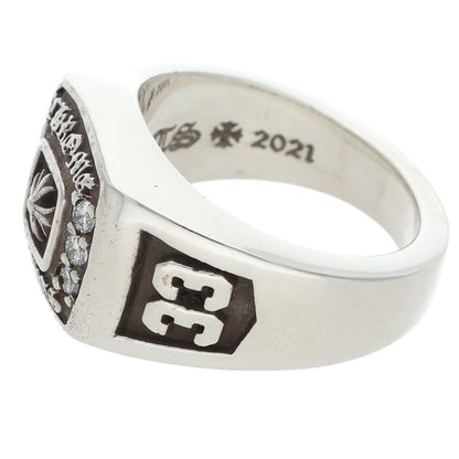 Chrome Hearts SM CHAMPION Pave Ring 925 Size ONE SIZE